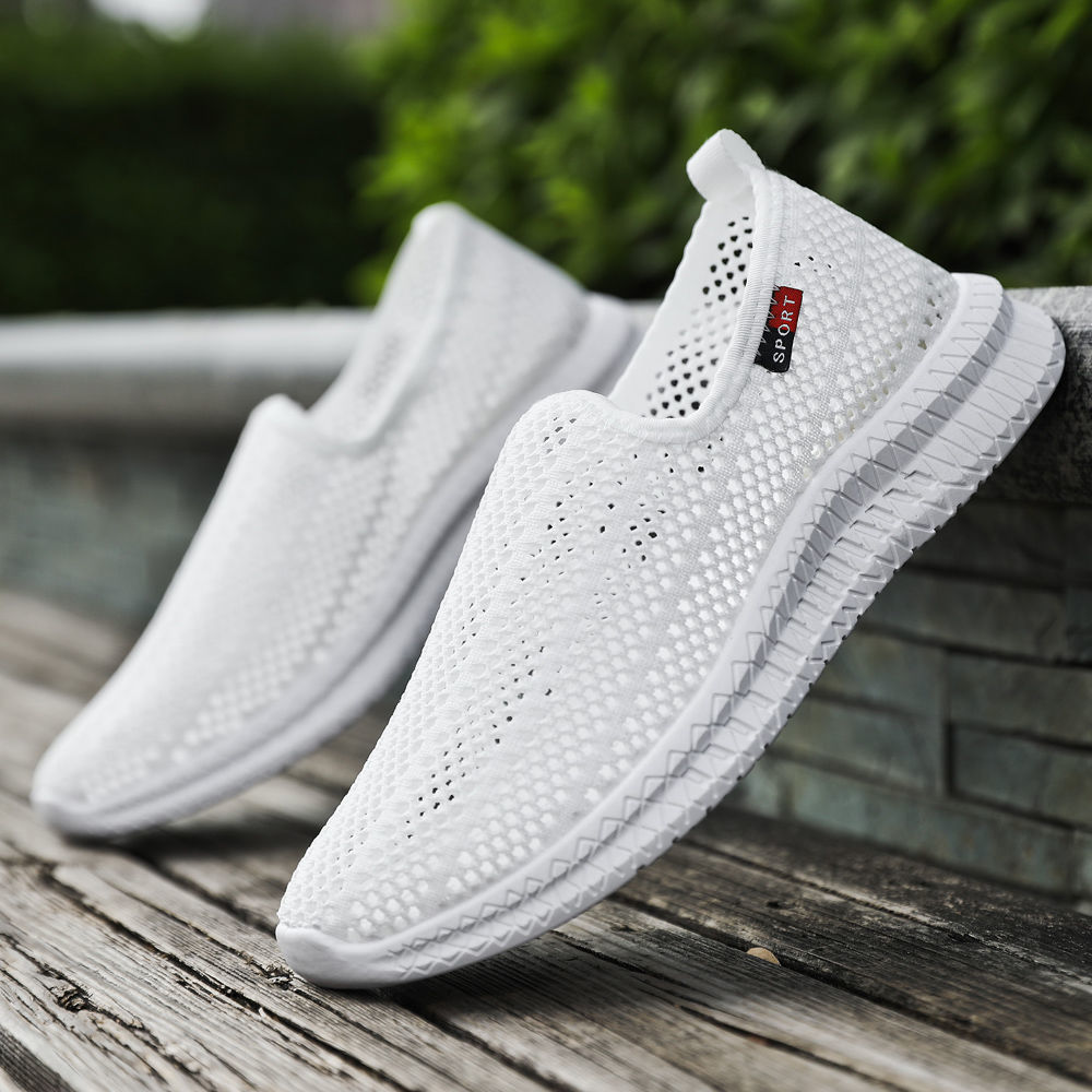 Summer Versatile Breathable Deodorant Casual Running Light Men's Shoes Fashionableo