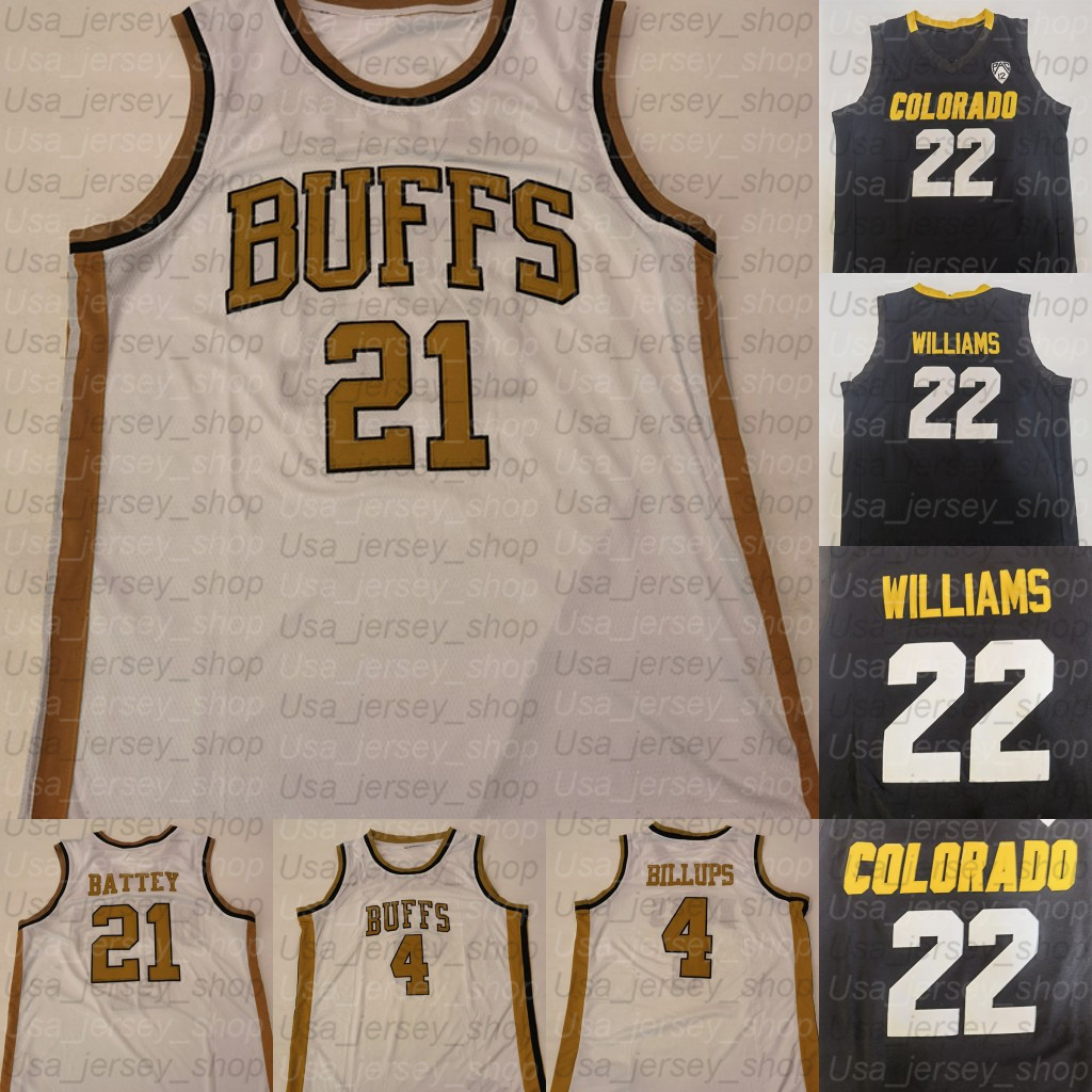 

Custom Colorado Buffaloes College Basketball Jerseys 21 Evan Battey 32 Nique Clifford 12 Jabari Walker, Grey i