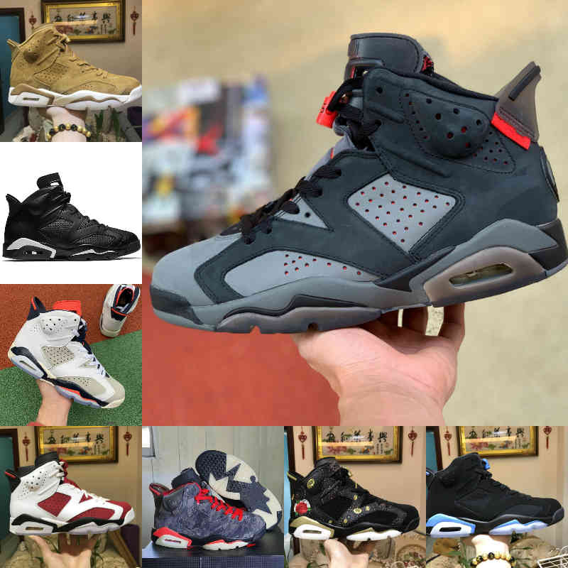 

New Travis Hare DMP 6 Mens Basketball Shoes Scotts Reflective 6s Gatorade Like Mike White Tinker Black Infrared Carmine Oregon Mens Trainers Sports Sneakers F20, B10020
