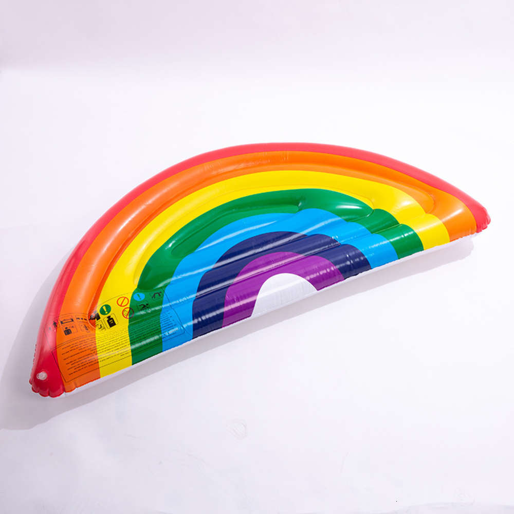 

Swimming ring Water adult environmental protection thickened row inflatable mount floating bed rainbow Bridge swimming circle