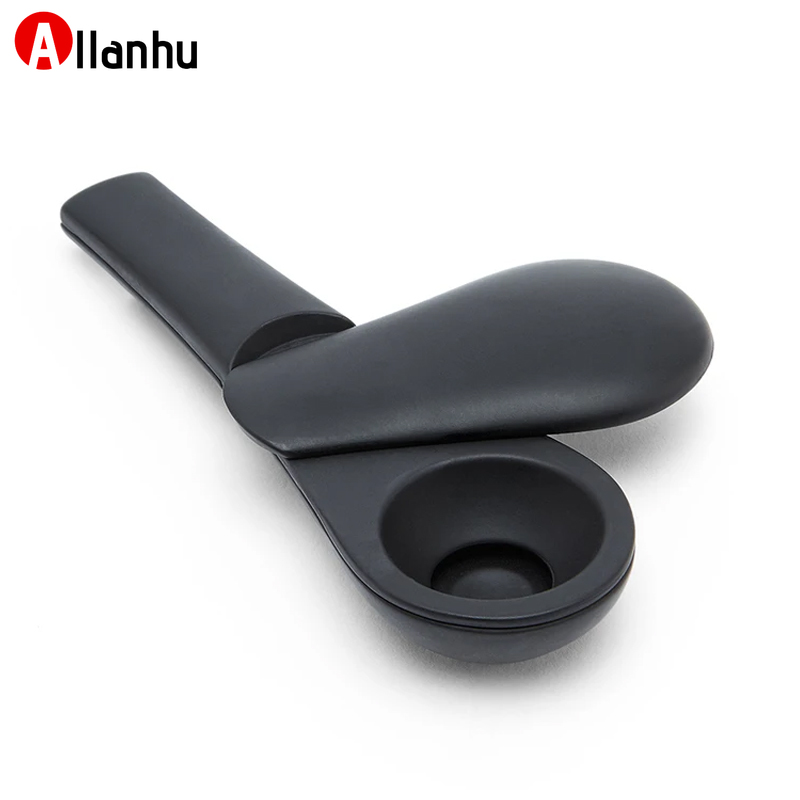 

Ready to Ship Cheap price Custom logo metal smoking hand spoon pipe wjy954