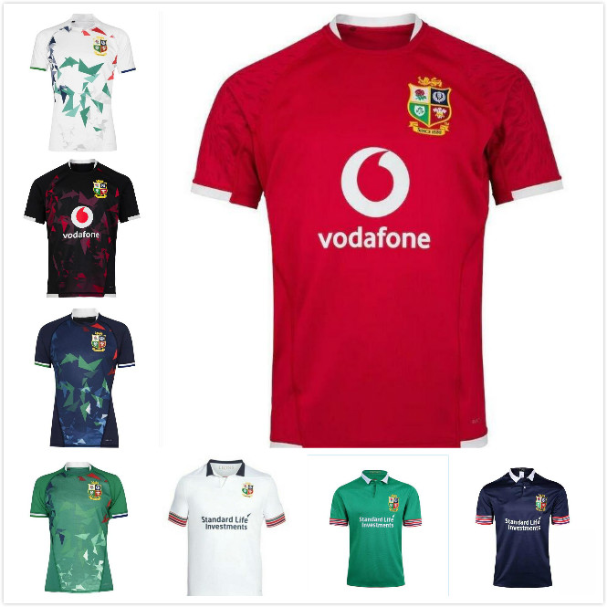 

2021 National league British and Irish Lions Rugby Jersey shirt Nations polo S-5XL red pro 20/21, Black;gray