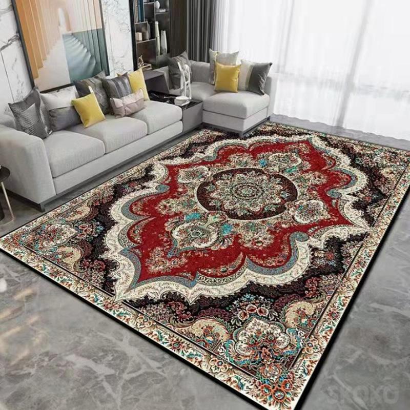 

Carpets Modern Retro Carpet European And American Floor Mats Living Room Sofa Bedroom Non-Slip Home Decoration, 14
