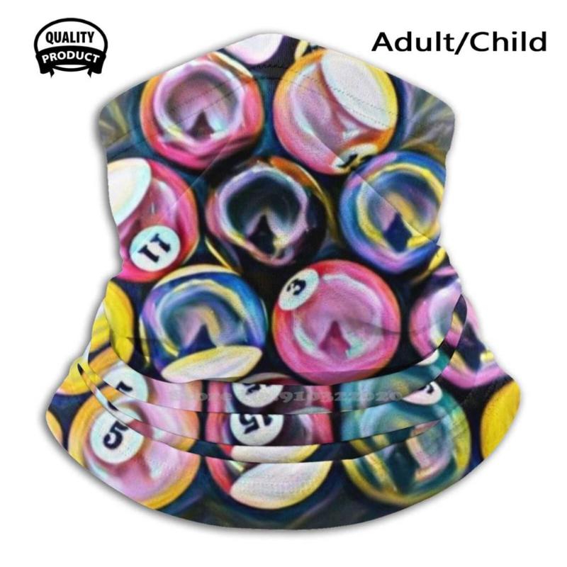 

Scarves Billiards Soft Warm Face Mask Sport Scarf Pool Play Fun Games Cool