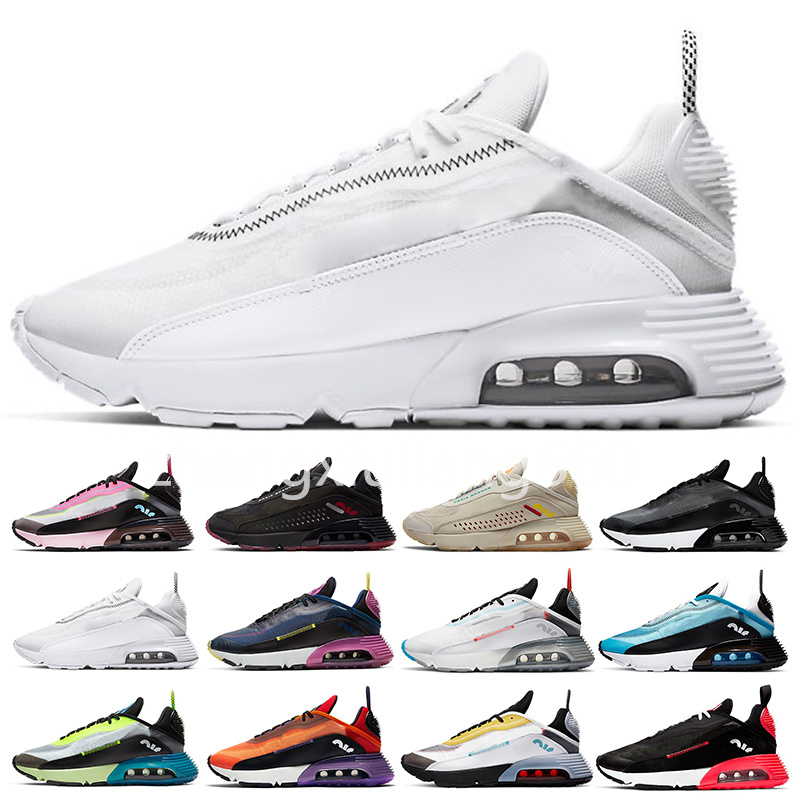 

2090 mens running shoes Wolf Grey Volt Pure Platinum Photon Dust Navy Magenta Duck Camo Brushstroke Black Anthracite men women trainers sports sneakers 36-45, Color 20