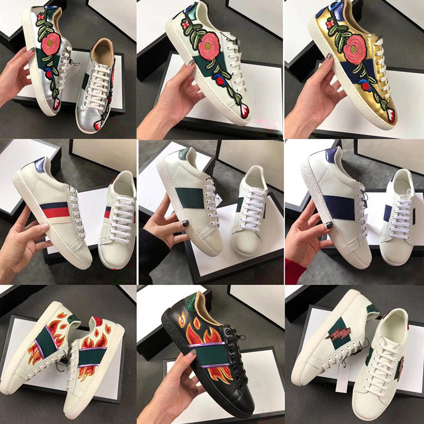 

Classic style Designers real leather casual white shoe men top quality mens sneakers Loafers lace up fashion luxury shoes women with box Size 35-46, Only box