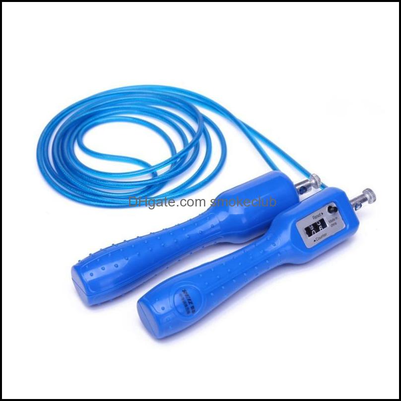 

Equipments Supplies & Outdoorsprofessional Fitness Steel Wire Jump Ropes With Counter Sports Adjustable Speed Counting Skip Rope For Examina