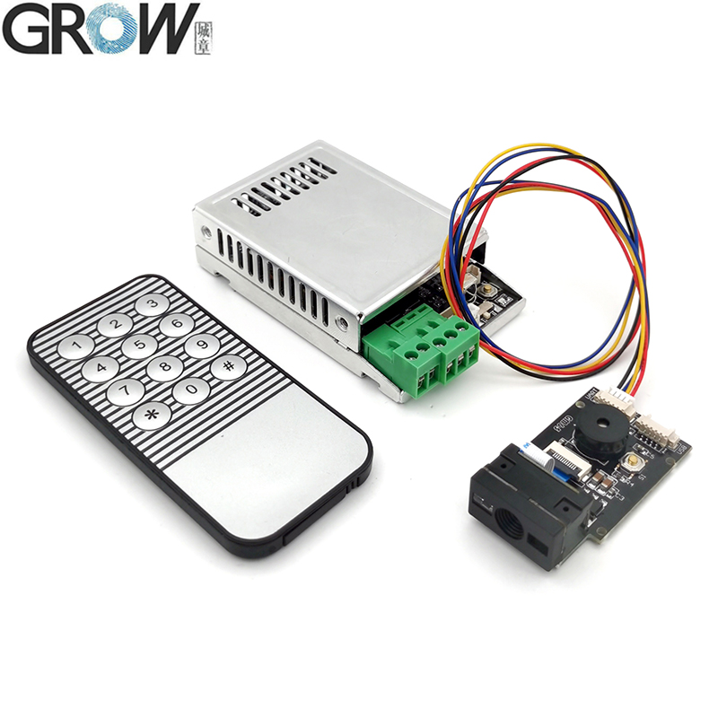 

GROW GM65-216 DC10-24V Barcode Scanner Access Control System Relay Output For Door Express Box Support Bar Code Qr Code