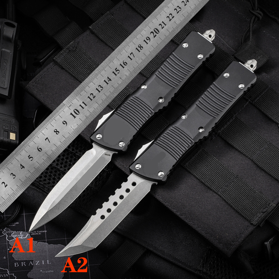 

automatic KNIFE CNC handle VG10 steel blade hight quality UTX70 UTX85 BM3300 Browning X50 Camping tactical pocket folding Quick opening cutting tool