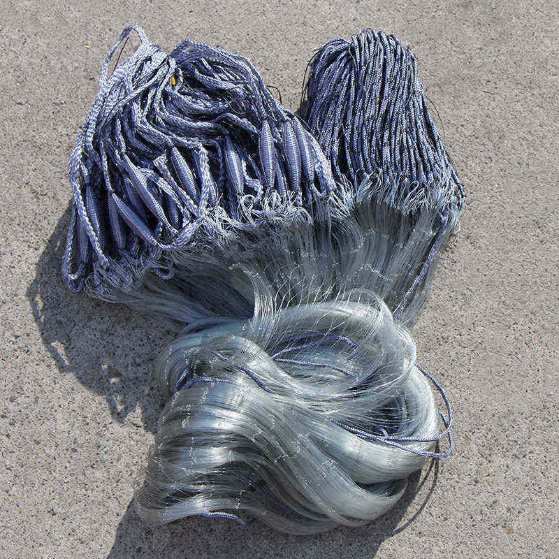

Lawaia Single Layer/Three Layers Handmade Sticky Gill Fishing Net European Style Gillnet Finland Network 220120