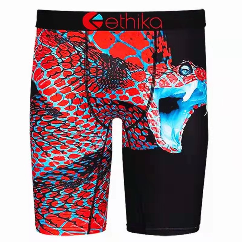 swimwears Ethika briefs men's unisex boxer shorts Breif pattern sports hip-hop rock consumer underwear skateboard street fashion stretch S-XL (