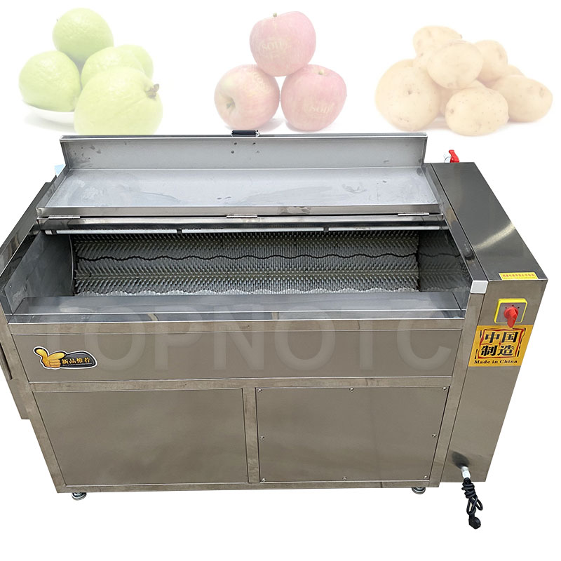 

Kitchen Trotters Seafood Pumpkin Fruit Ginger Potato Taro Cucumber Peeler Washers Root Vegetable Peeling Cleaning Machine