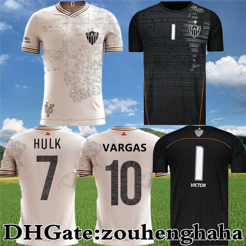 

Atlético Mineiro 113th Anniversary Soccer Jersey Manto Da Massa Football Shirt kit 2021 22 Atletico Edition spéciale One VICTOR Black maillots foot
