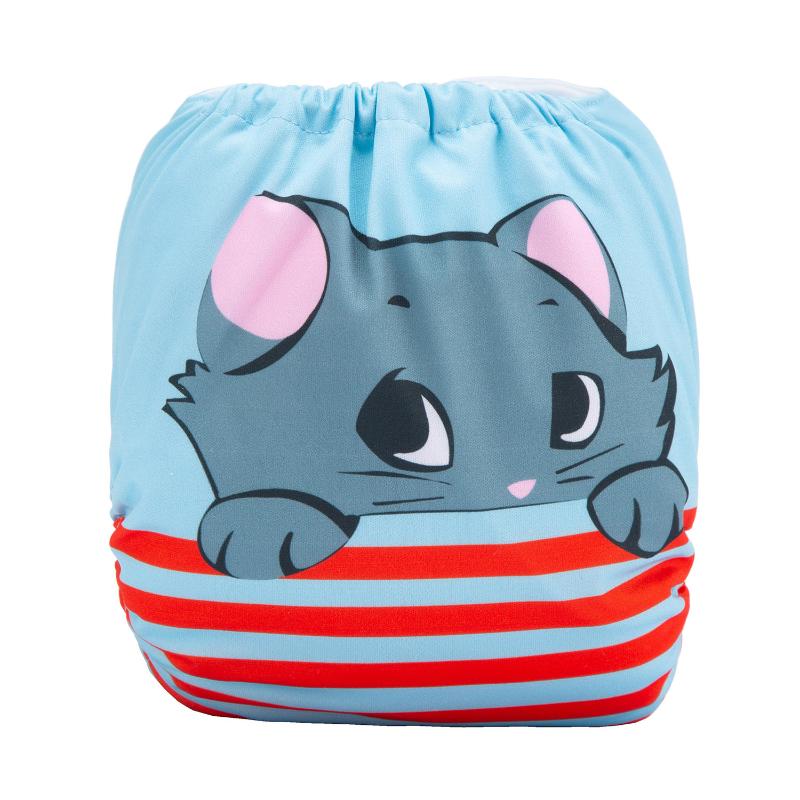 

Cloth Diapers Washable And Reusable Baby Bamboo Charcoal Pocket Diaper With One Opening Fit 3-15kg