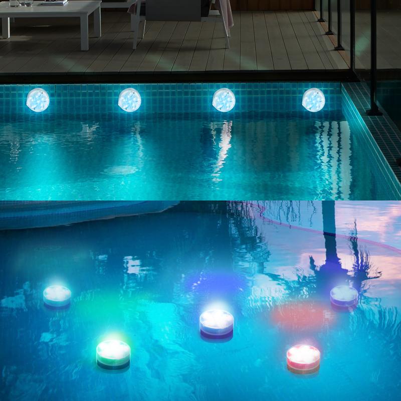 

Night Lights Submersible LED Waterproof Pool Lamp Time Control Underwater Ball For Pond Fountain Aquarium Vase
