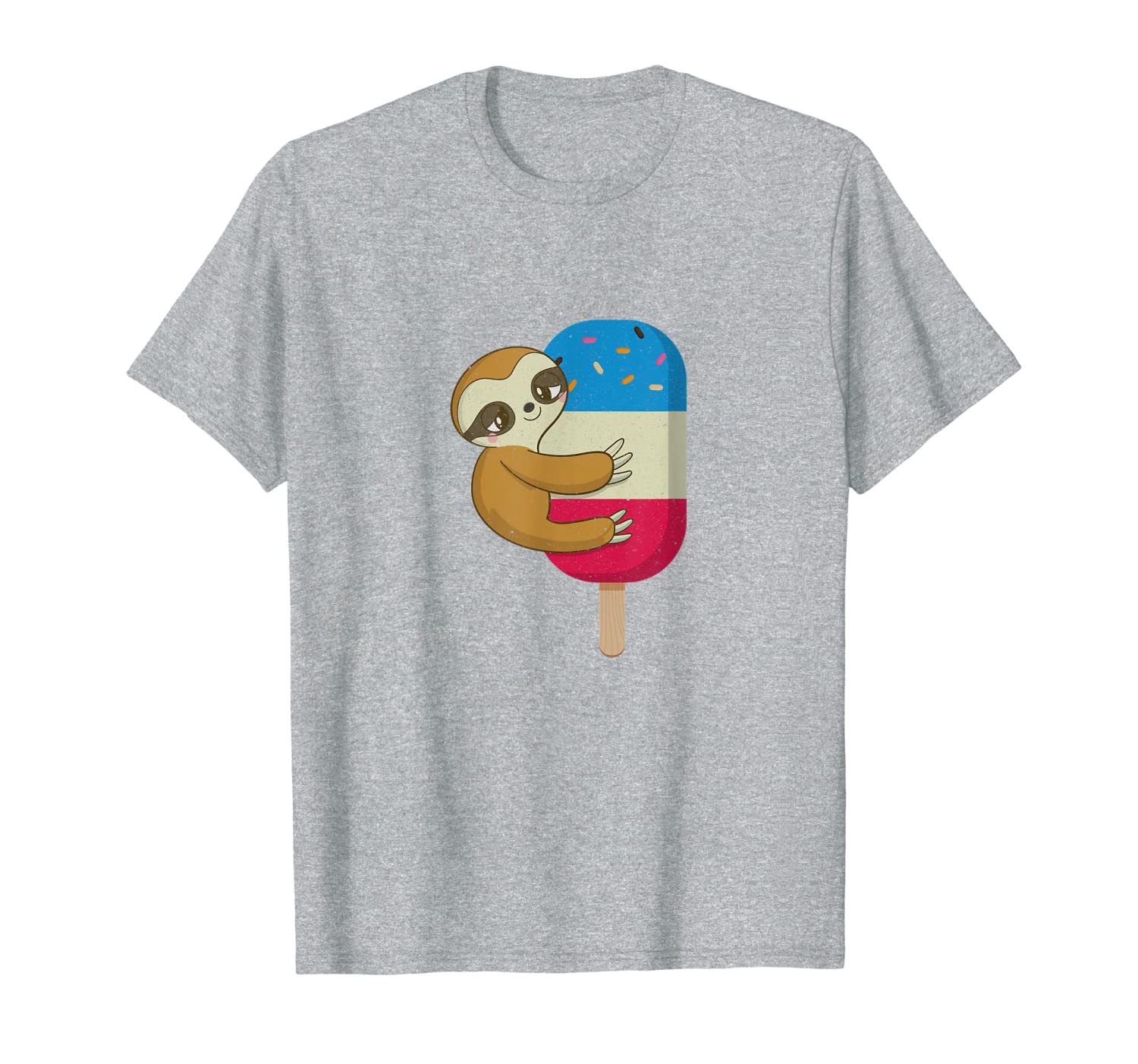 4th of July Love Sloths T shirt for women Fourth Sloth T-Shirt-image-702193254