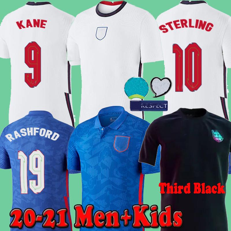 

Thailand Men + Kids 2020 Euro england Soccer Jerseys Third black Concept home DELE RASHFORD SANCHO STERLING KANE 2021 Football Shirts 20 21