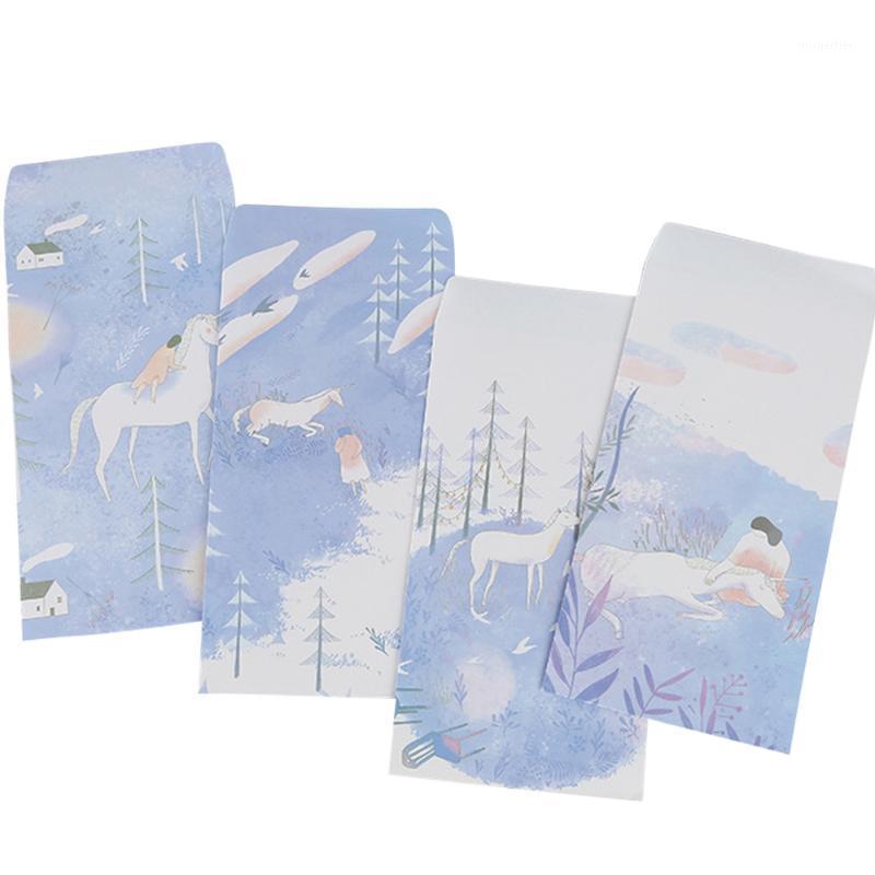 

Gift Wrap 20PCS Vintage Cartoon Letter Envelopes Chinese Style Stationery For Home Office School (Night Forest Series)