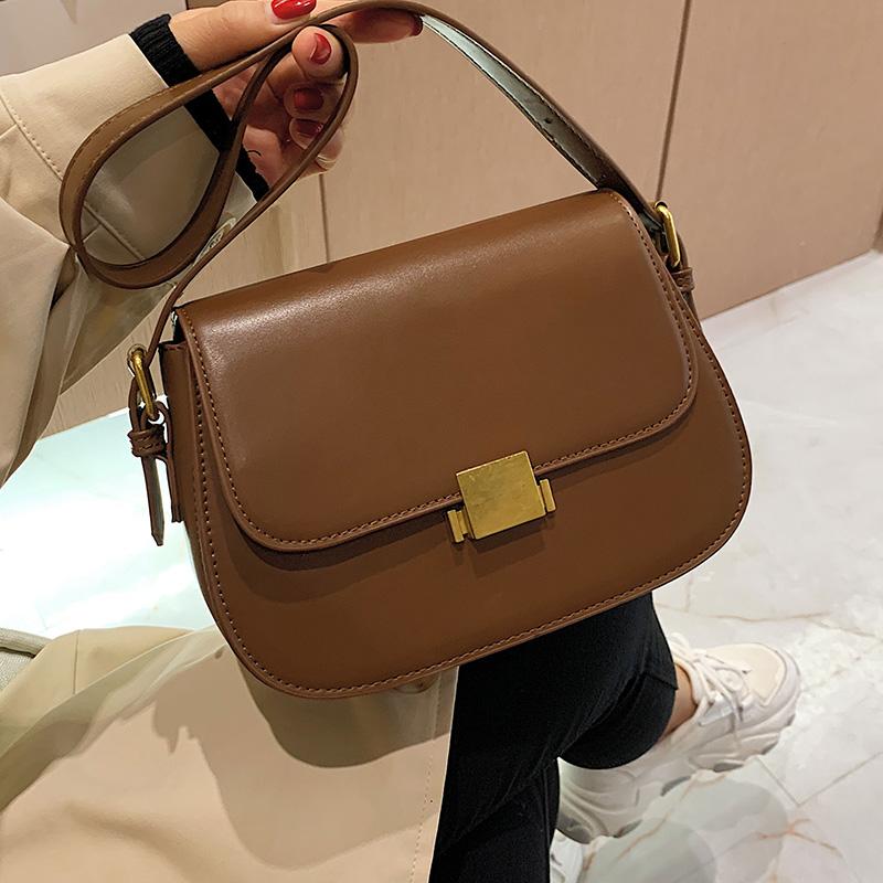 

Evening Bags Small Pu Leather Shoulder For Women Vintage Flap Ladies Crossbody Messenger Bag High Quality Handbags Sac, Black