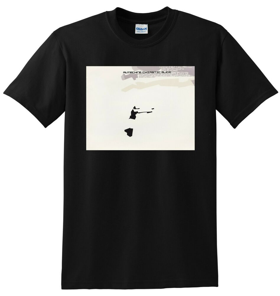 

Autechre T SHIRT Chiastic Slide vinyl cd cover SMALL MEDIUM LARGE or XL, White;black
