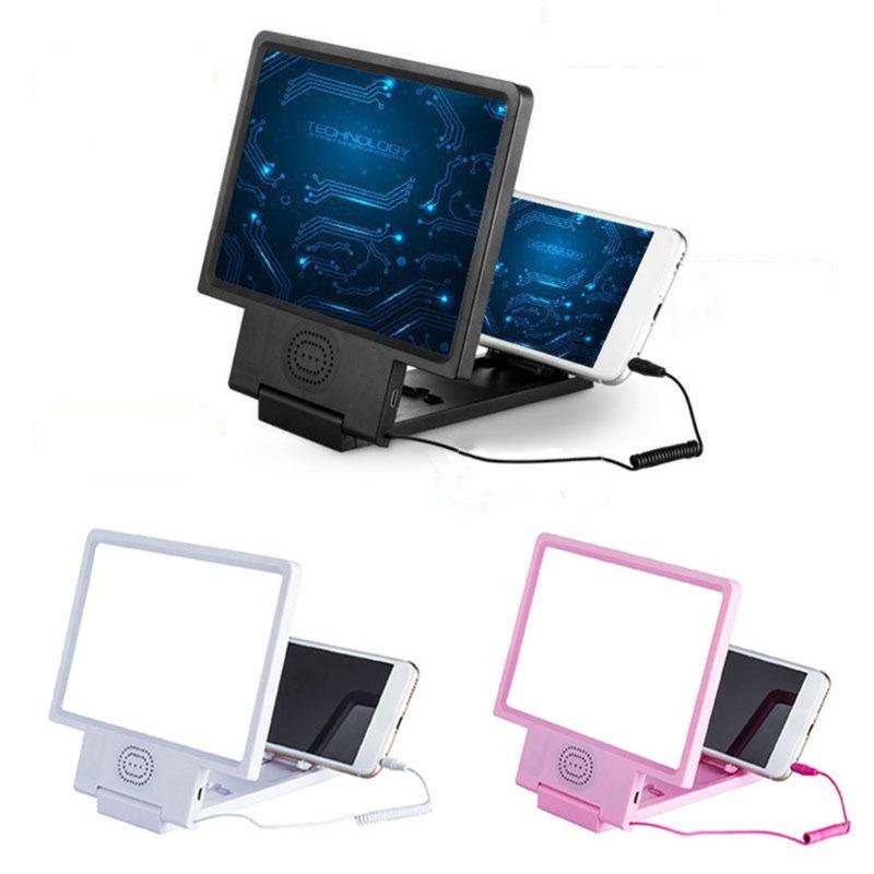 

Cell Phone Mounts & Holders 3D Mobile Screen Magnifying HD Stand Holder Video Folding Enlarged Sound, No.1