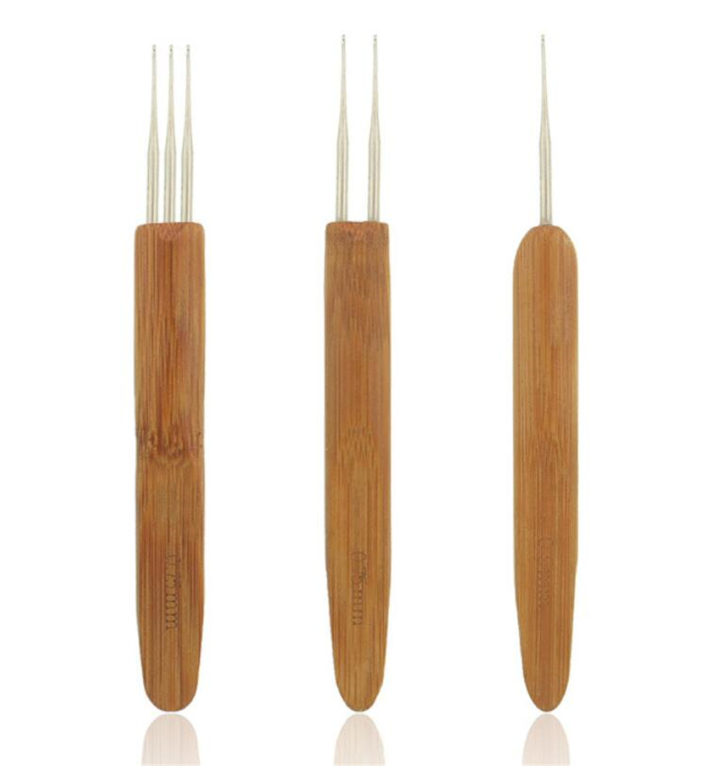 

3pcs/Set Dreadlock Crochet Hook for Hair Needle Tool Braid Craft Dread Locks Needles 0.5mm 0.75mm