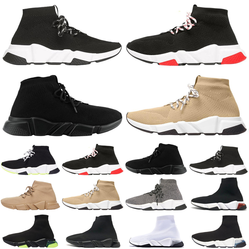 

breathable socks mens womens Casual Shoes Lace Up Yellow Black Red Grey Clearsole White men women Designer trainers sneakers size 36-45