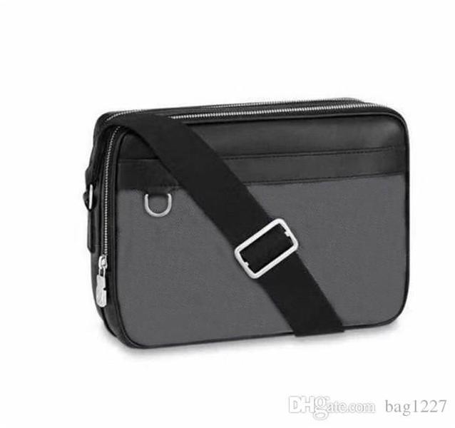 

Global Cm Shipping Leather Luxury Matching Classic Men Shoulder Bags Size Quality Handbag 40087 Best 29 Free 8 21 Uhtvq, Black