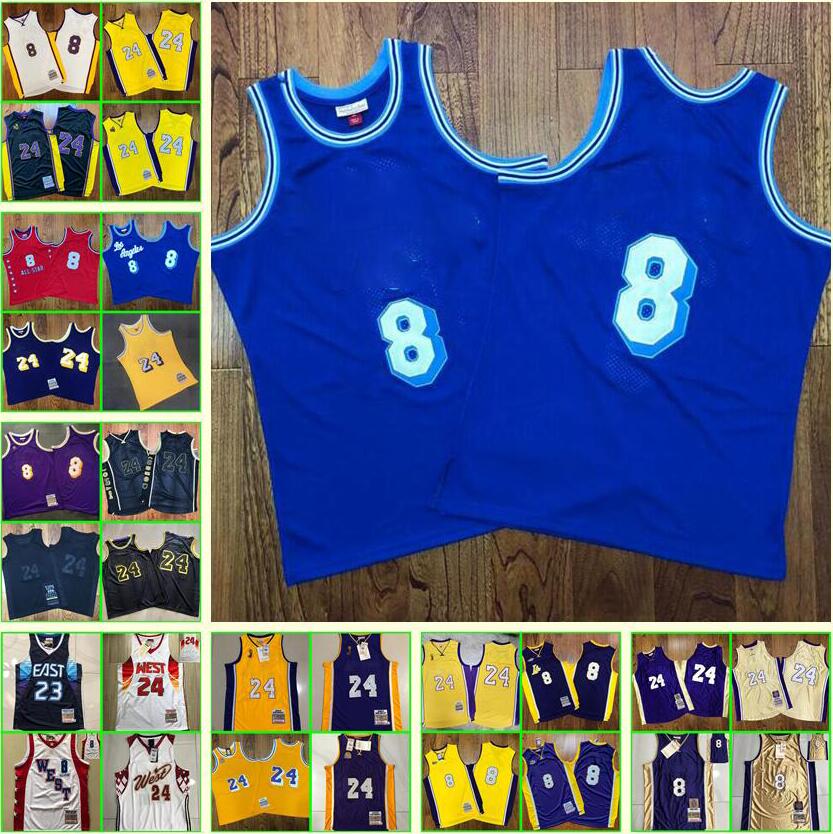 

Men stitched Basketball Jerseys 8blackMamba ALL-STAR Mitchell&Ness 96-97 00-01 07-08 08-09 09-10 ALL-Star retro jersey and just don shorts S-2XL, Option