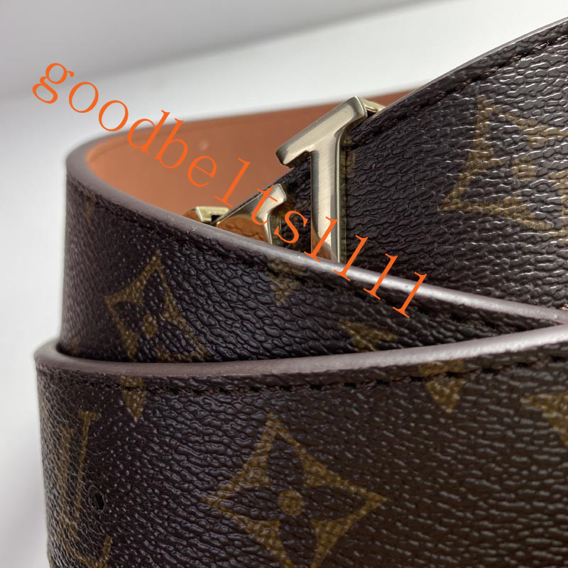 

Gold Silver Multi Hardware High Quality Belt For Men And Women Retail Wholesale Louis Belts Vitton Lv Welcome Customers With Box, Black;brown