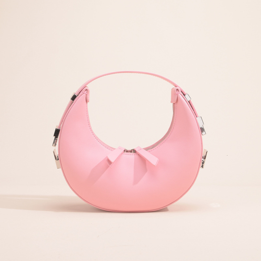 

Net Red Underarm Bag 2021 Niche Dign Leather Korean Fashion Women's Trend One Shoulder Portable Moon, White