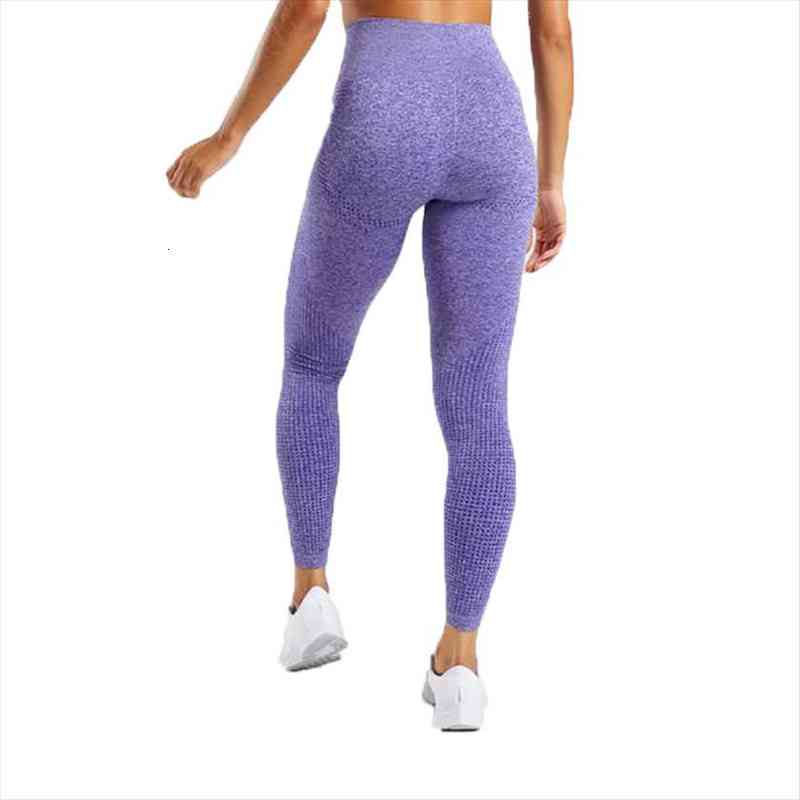 

seamless jacquard little fitness sports leggings women, Black