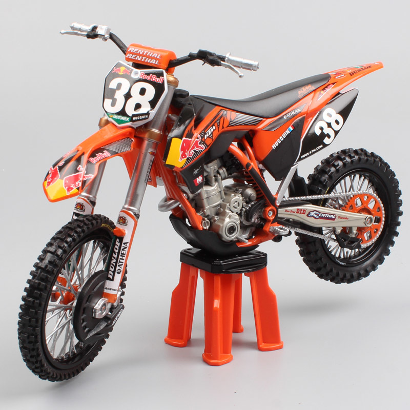 

Automaxx 1:12 Scale 250 SX-F #38 Marvin Musquin 450 SXF 350 EXC Motorcycle Dirt Diecast Model Motocross Racing Bike Off Road Toy