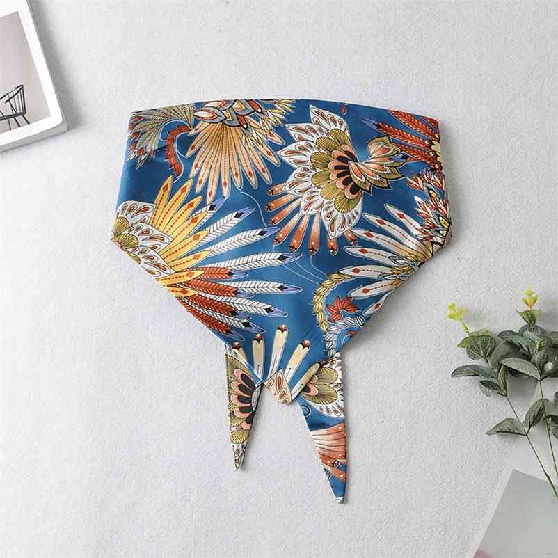 

Sexy Tanks Crop Top Women floral print Backless Bandage Lace-up Summer Sling Open Back Camisoles Vest fashion streetwear 210524, Black