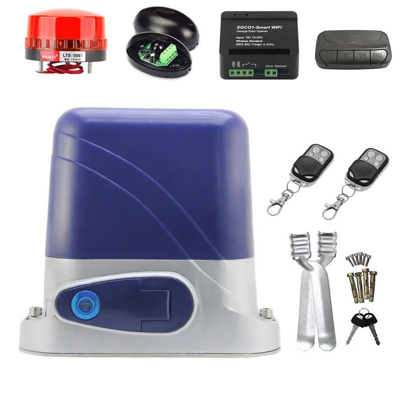 

Fingerprint Access Control 600KG Load-bearing Remote Electric Door Opener Waterproof Automatic Sliding Gate Motor Engine Without Racks Gear