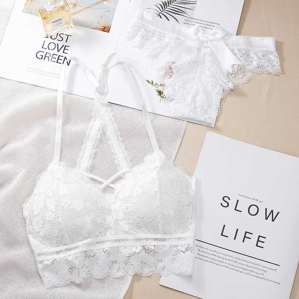 Wholesale Bras Sets At 8.52, Get Lace Women Underwear Wire Free Set