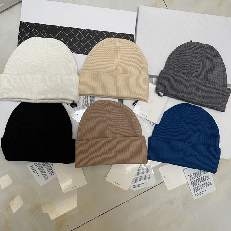 

2022 Luxury Knitted Hat Designer Beanie Cap Mens Fitted Hats Unisex Cashmere Letters Casual Skull Caps Outdoor Fashion High Quality 12 Colors, Blue;gray