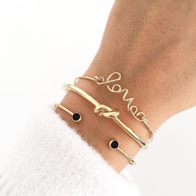 

Bangle Rose Gold Bracelet For Men In Stainless Steel Coraline Women Bracelets Jewelry Woman Brands Luxury Designer Knot