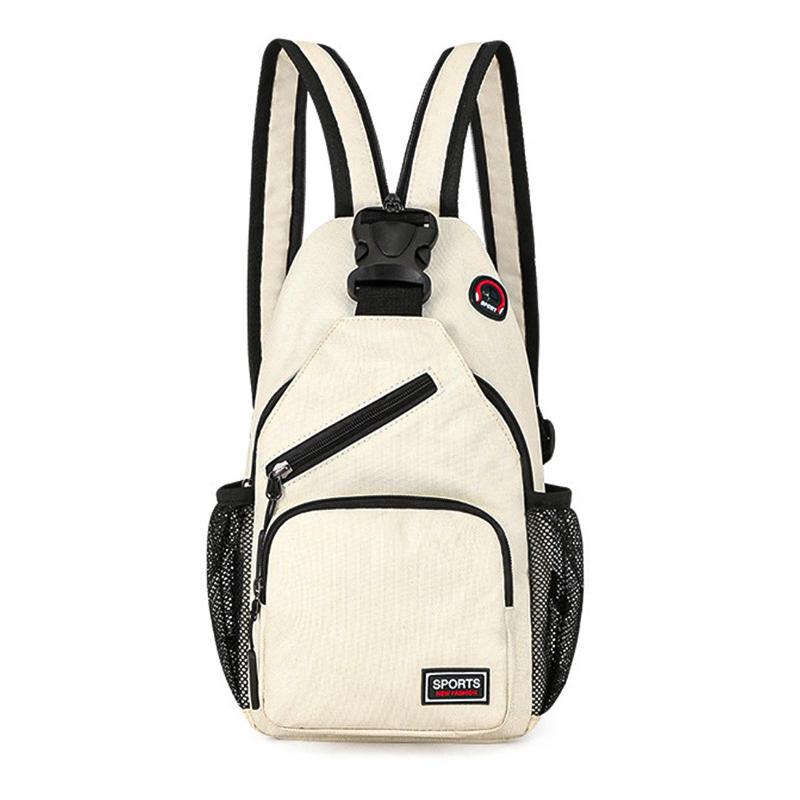 

Women Small Backpack 2021 Casual Girls Chest Bag With Earphone Hole Female Multi-Functional Rucksacks Mochila Mujer