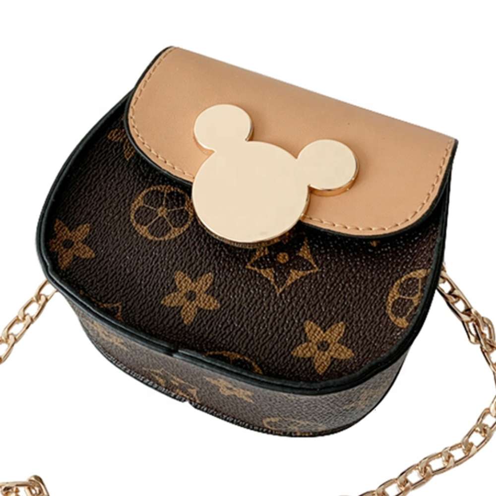 

Luxury goods Toddlers flowers coin pu leather shoulder handbag children crossbody cute small mini little girls kids purses handbag