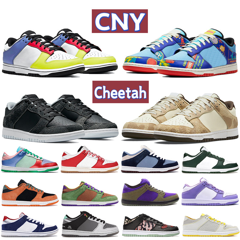 

2021 Top quality low men running shoes CNY Cheetah zebra black grey blue lemon varsity green soul women mens Sneakers US 5.5-11, 21 community garden
