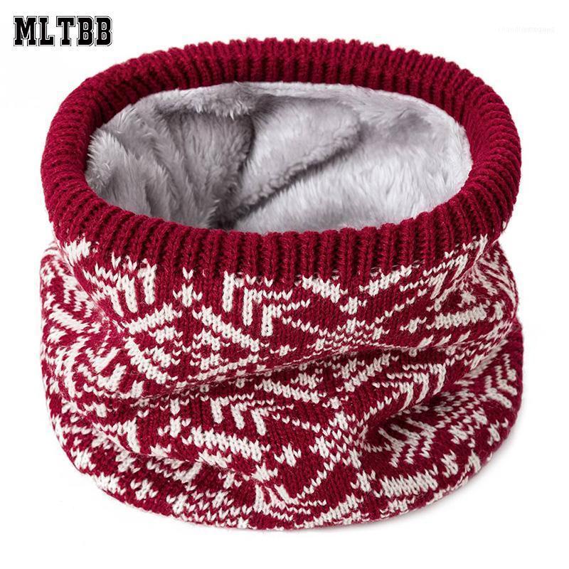 

Scarves MLTBB Casual Winter Scarf Women Men Black Red Warm Ring Female Thicken Neckerchief Unisex1