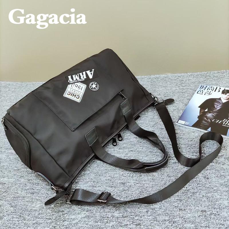 

Duffel Bags GAGACIA Unisex Leisure Travel Bag Casual Waterproof Nylon Or Denim Shoulder Women Large Capacity Short Distance Luggage