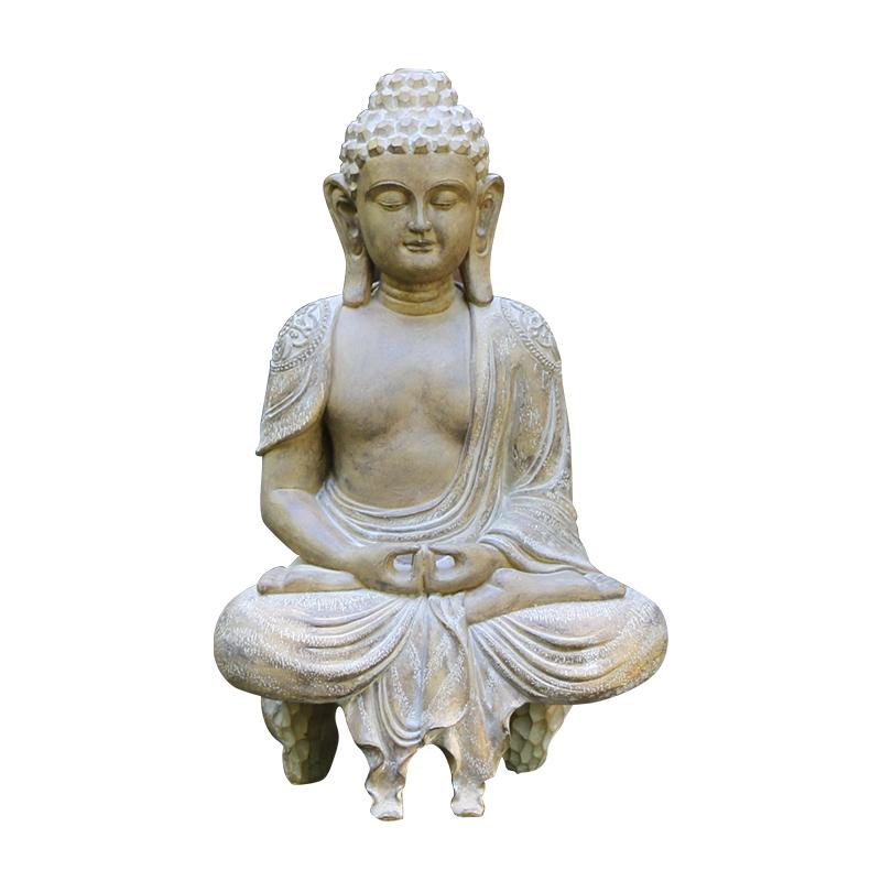 

Garden Decorations Buddha Statue Meditating Japanese Buda Figurine Zen Outdoor Ganesha Sculpture Home Yard Ornaments