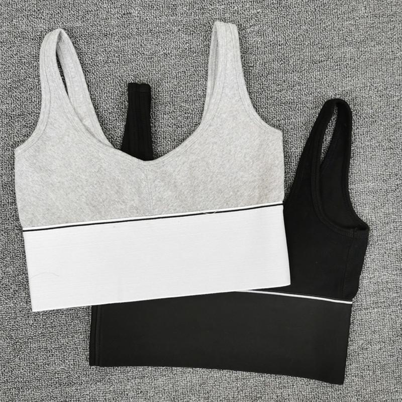 

Women' Tanks & Camis 2021 Tops Summer Sports Short Slim Knit Sexy Bottom Strap Vest Letter Logo Top + Skirt For Crop Womens Clothing Bralet, Grey vest