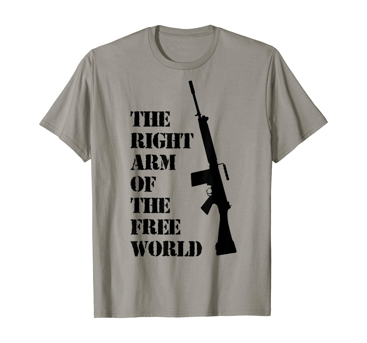

FN FAL The right arm of the free world t-shirt dark version, Mainly pictures