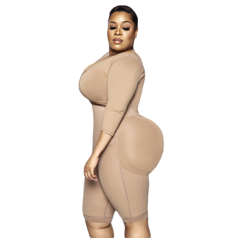 

Women' Shapers Compression Post Liposuction Corset Bodyshaper Waist Trainer Tummy BuLift Control Support Skims Fajas Colombianas, Black