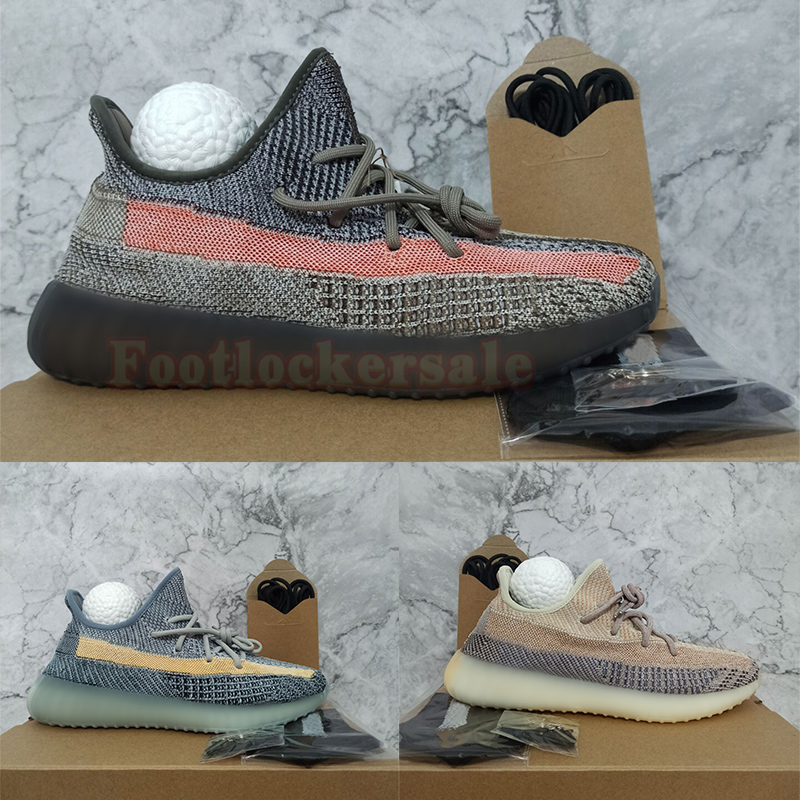 

Top Quality West Ash Blue Stone Pearl Light V2 Static Running Shoes Luxurys Designers Kanye Mens Trainers Women Sneakers With Box Size 36-48, 29-synth all reflective
