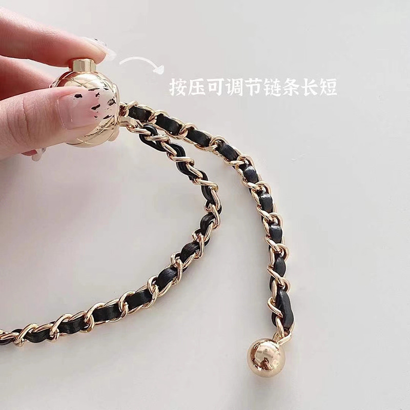

Luxury Lambskin Chain Strip Phone Cases Crossbody For iPhone 12 Mini 11 Pro XS Max 7 8 Plus XR CC Back Cover Accessory