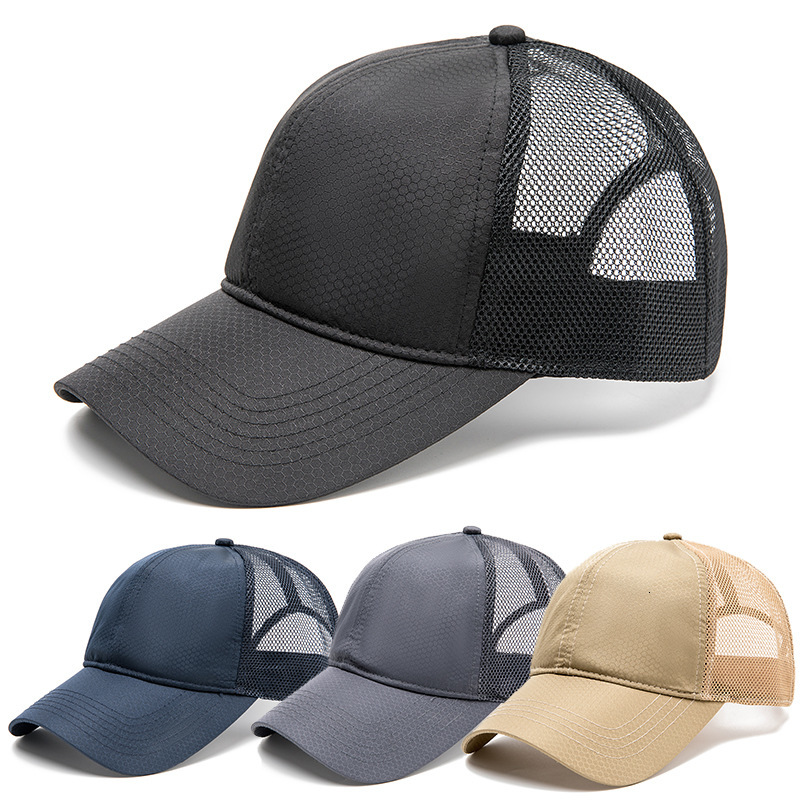 

Big Men's Summer Protection Breathable Quick Drying Baseball Hat Women's Large Outdoor Mh Sun Hat, Gray